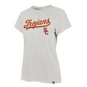 USC Trojans Women's 47' Heather Gray Tail Sweep Franklin T-Shirt